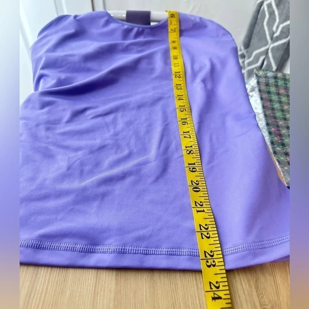Nike Dri Fit Women’s JDI Elastic Strap Racerback Running Tank Top Lilac Sz M